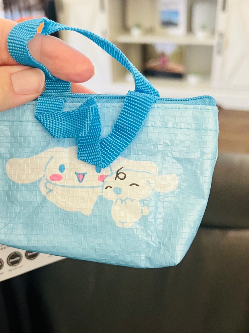 Light Blue Cinnamoroll Character Mini key Chain Bag - Picture 7 of 7